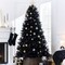 Best Choice Products Premium Artificial Black Pampas Christmas Tree Holiday Décor w/ Foldable Metal Base
